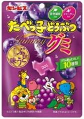 ギンビス　たべっ子どうぶつグミぶどう味　240ｃ/ｓ限定　100円（税別）/65ｇ