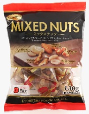 共立食品　ミックスナッツピロ　214ｃ/ｓ限定　185円（税別）/130ｇ